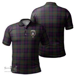 Scottish MacDonald of Clan Ranald Tartan Mens Polo Shirt with Family Crest Scottish Polo Shirt Scottish Plaid Tartan Plaid - ScotsTee - scotstee.com