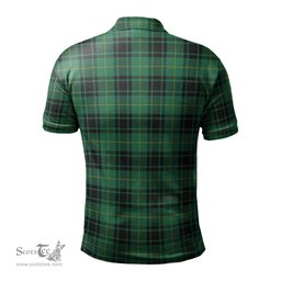 Scottish MacArthur Ancient Tartan Mens Polo Shirt with Family Crest Scottish Polo Shirt Scottish Plaid Tartan Plaid - ScotsTee - scotstee.com