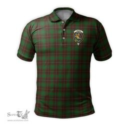 Scottish MacFie Hunting Tartan Mens Polo Shirt with Family Crest Scottish Polo Shirt Scottish Plaid Tartan Plaid - ScotsTee - scotstee.com