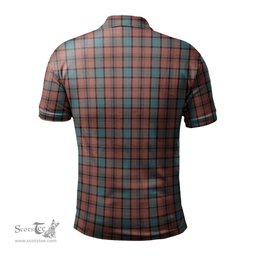 Scottish Hannay Dress Tartan Mens Polo Shirt with Family Crest Scottish Polo Shirt Scottish Plaid Tartan Plaid - ScotsTee - scotstee.com