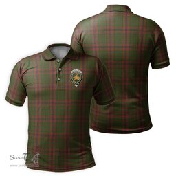 Scottish MacGillivray Hunting Tartan Mens Polo Shirt with Family Crest Scottish Polo Shirt Scottish Plaid Tartan Plaid - ScotsTee - scotstee.com