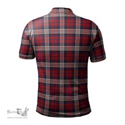 Scottish MacDonald Dress Irish Tartan Mens Polo Shirt with Family Crest Scottish Polo Shirt Scottish Plaid Tartan Plaid - ScotsTee - scotstee.com