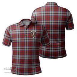 Scottish MacCulloch Dress Tartan Mens Polo Shirt with Family Crest Scottish Polo Shirt Scottish Plaid Tartan Plaid - ScotsTee - scotstee.com