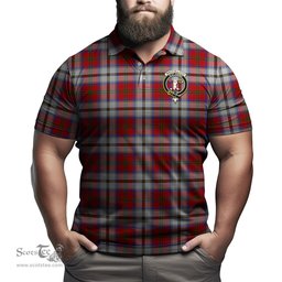 Scottish MacCulloch Dress Tartan Mens Polo Shirt with Family Crest Scottish Polo Shirt Scottish Plaid Tartan Plaid - ScotsTee - scotstee.com