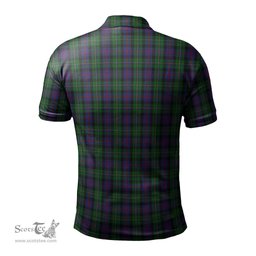 Scottish MacCallum Tartan Mens Polo Shirt with Family Crest Scottish Polo Shirt Scottish Plaid Tartan Plaid - ScotsTee - scotstee.com