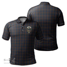 Scottish MacLaine of Lochbuie Hunting Tartan Mens Polo Shirt with Family Crest Scottish Polo Shirt Scottish Plaid Tartan Plaid - ScotsTee - scotstee.com