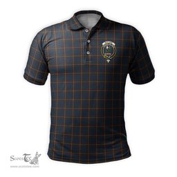 Scottish MacLaine of Lochbuie Hunting Tartan Mens Polo Shirt with Family Crest Scottish Polo Shirt Scottish Plaid Tartan Plaid - ScotsTee - scotstee.com
