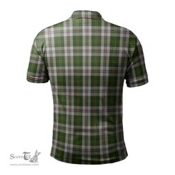 Scottish Hay White Dress Tartan Mens Polo Shirt with Family Crest Scottish Polo Shirt Scottish Plaid Tartan Plaid - ScotsTee - scotstee.com