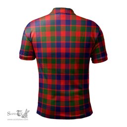 Scottish Gow of Skeoch Tartan Mens Polo Shirt with Family Crest Scottish Polo Shirt Scottish Plaid Tartan Plaid - ScotsTee - scotstee.com