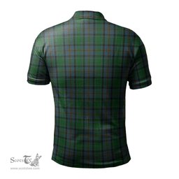 Scottish Hope Vere Tartan Mens Polo Shirt with Family Crest Scottish Polo Shirt Scottish Plaid Tartan Plaid - ScotsTee - scotstee.com