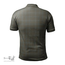 Scottish Haig Tartan Mens Polo Shirt with Family Crest Scottish Polo Shirt Scottish Plaid Tartan Plaid - ScotsTee - scotstee.com