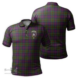 Scottish MacDonald of Clan Ranald Modern Tartan Mens Polo Shirt with Family Crest Scottish Polo Shirt Scottish Plaid Tartan Plaid - ScotsTee - scotstee.com