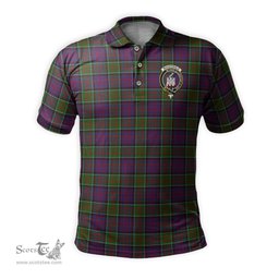 Scottish MacDonald of Clan Ranald Modern Tartan Mens Polo Shirt with Family Crest Scottish Polo Shirt Scottish Plaid Tartan Plaid - ScotsTee - scotstee.com