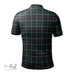 Scottish MacKenzie Modern Tartan Mens Polo Shirt with Family Crest Scottish Polo Shirt Scottish Plaid Tartan Plaid - ScotsTee - scotstee.com