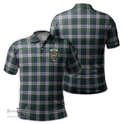 Scottish Graham Dress Tartan Mens Polo Shirt with Family Crest Scottish Polo Shirt Scottish Plaid Tartan Plaid - ScotsTee - scotstee.com