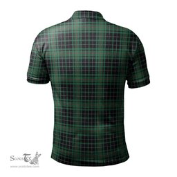 Scottish MacAulay Hunting Ancient Tartan Mens Polo Shirt with Family Crest Scottish Polo Shirt Scottish Plaid Tartan Plaid - ScotsTee - scotstee.com