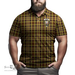 Scottish Jardine Tartan Mens Polo Shirt with Family Crest Scottish Polo Shirt Scottish Plaid Tartan Plaid - ScotsTee - scotstee.com