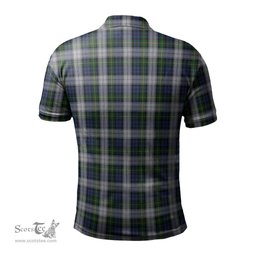 Scottish Gordon Dress Tartan Mens Polo Shirt with Family Crest Scottish Polo Shirt Scottish Plaid Tartan Plaid - ScotsTee - scotstee.com