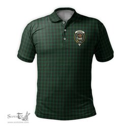 Scottish Graham Tartan Mens Polo Shirt with Family Crest Scottish Polo Shirt Scottish Plaid Tartan Plaid - ScotsTee - scotstee.com