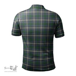 Scottish MacDowall Tartan Mens Polo Shirt with Family Crest Scottish Polo Shirt Scottish Plaid Tartan Plaid - ScotsTee - scotstee.com