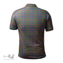 Scottish MacIntyre Ancient Tartan Mens Polo Shirt with Family Crest Scottish Polo Shirt Scottish Plaid Tartan Plaid - ScotsTee - scotstee.com