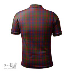 Scottish Gow Tartan Mens Polo Shirt with Family Crest Scottish Polo Shirt Scottish Plaid Tartan Plaid - ScotsTee - scotstee.com