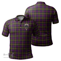 Scottish MacDonell of Glengarry Modern Tartan Mens Polo Shirt with Family Crest Scottish Polo Shirt Scottish Plaid Tartan Plaid - ScotsTee - scotstee.com