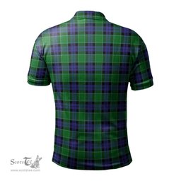 Scottish Graham of Menteith Modern Tartan Mens Polo Shirt with Family Crest Scottish Polo Shirt Scottish Plaid Tartan Plaid - ScotsTee - scotstee.com