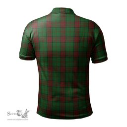 Scottish Maxwell Hunting Tartan Mens Polo Shirt with Family Crest Scottish Polo Shirt Scottish Plaid Tartan Plaid - ScotsTee - scotstee.com
