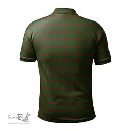 Scottish Menzies Tartan Mens Polo Shirt with Family Crest Scottish Polo Shirt Scottish Plaid Tartan Plaid - ScotsTee - scotstee.com