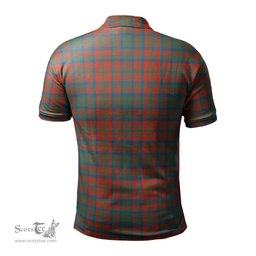 Scottish Matheson Ancient Tartan Mens Polo Shirt with Family Crest Scottish Polo Shirt Scottish Plaid Tartan Plaid - ScotsTee - scotstee.com