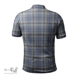 Scottish Tweedie Tartan Mens Polo Shirt with Family Crest Scottish Polo Shirt Scottish Plaid Tartan Plaid - ScotsTee - scotstee.com