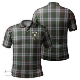 Scottish Stewart of Appin Dress Tartan Mens Polo Shirt with Family Crest Scottish Polo Shirt Scottish Plaid Tartan Plaid - ScotsTee - scotstee.com