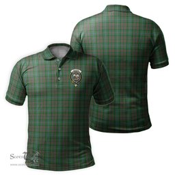 Scottish Ralston USA Tartan Mens Polo Shirt with Family Crest Scottish Polo Shirt Scottish Plaid Tartan Plaid - ScotsTee - scotstee.com
