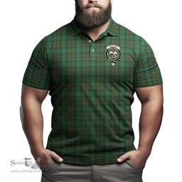 Scottish Ralston USA Tartan Mens Polo Shirt with Family Crest Scottish Polo Shirt Scottish Plaid Tartan Plaid - ScotsTee - scotstee.com