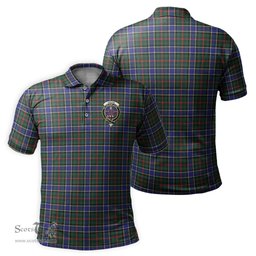 Scottish Ogilvie (Ogilvy) Hunting Modern Tartan Mens Polo Shirt with Family Crest Scottish Polo Shirt Scottish Plaid Tartan Plaid - ScotsTee - scotstee.com