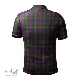 Scottish MacLennan Tartan Mens Polo Shirt with Family Crest Scottish Polo Shirt Scottish Plaid Tartan Plaid - ScotsTee - scotstee.com