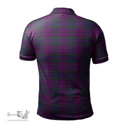 Scottish Wardlaw Tartan Mens Polo Shirt with Family Crest Scottish Polo Shirt Scottish Plaid Tartan Plaid - ScotsTee - scotstee.com