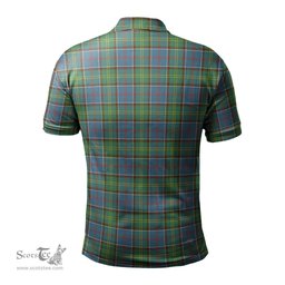 Scottish Whitelaw Tartan Mens Polo Shirt with Family Crest Scottish Polo Shirt Scottish Plaid Tartan Plaid - ScotsTee - scotstee.com