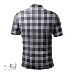 Scottish MacRae Dress Modern Tartan Mens Polo Shirt with Family Crest Scottish Polo Shirt Scottish Plaid Tartan Plaid - ScotsTee - scotstee.com
