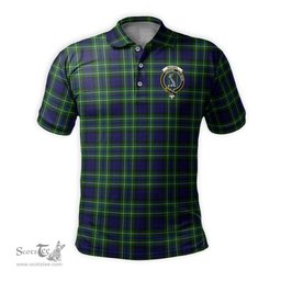 Scottish MacNeil of Colonsay Modern Tartan Mens Polo Shirt with Family Crest Scottish Polo Shirt Scottish Plaid Tartan Plaid - ScotsTee - scotstee.com