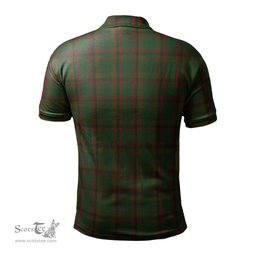 Scottish Macnaughton Hunting Tartan Mens Polo Shirt with Family Crest Scottish Polo Shirt Scottish Plaid Tartan Plaid - ScotsTee - scotstee.com