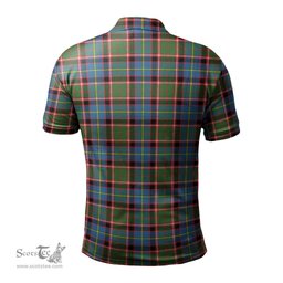 Scottish Norvel Tartan Mens Polo Shirt with Family Crest Scottish Polo Shirt Scottish Plaid Tartan Plaid - ScotsTee - scotstee.com