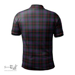 Scottish Nairn Tartan Mens Polo Shirt with Family Crest Scottish Polo Shirt Scottish Plaid Tartan Plaid - ScotsTee - scotstee.com