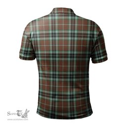 Scottish Thomson Hunting Modern Tartan Mens Polo Shirt with Family Crest Scottish Polo Shirt Scottish Plaid Tartan Plaid - ScotsTee - scotstee.com