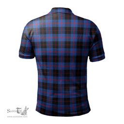 Scottish Maule Tartan Mens Polo Shirt with Family Crest Scottish Polo Shirt Scottish Plaid Tartan Plaid - ScotsTee - scotstee.com