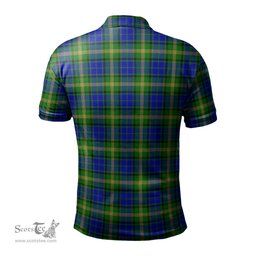 Scottish Maitland Tartan Mens Polo Shirt with Family Crest Scottish Polo Shirt Scottish Plaid Tartan Plaid - ScotsTee - scotstee.com