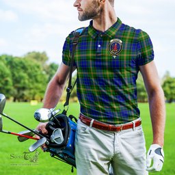 Scottish Maitland Tartan Mens Polo Shirt with Family Crest Scottish Polo Shirt Scottish Plaid Tartan Plaid - ScotsTee - scotstee.com