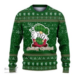 Scottish Boyle Clan Christmas Family Tartan Ugly Sweater with Funny Gnome Playing Bagpipes Scottish Plaid Tartan Plaid - ScotsTee - scotstee.com