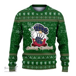 Scottish Canadian Centennial Canada Clan Christmas Family Tartan Ugly Sweater with Funny Gnome Playing Bagpipes Scottish Plaid Tartan Plaid - ScotsTee - scotstee.com